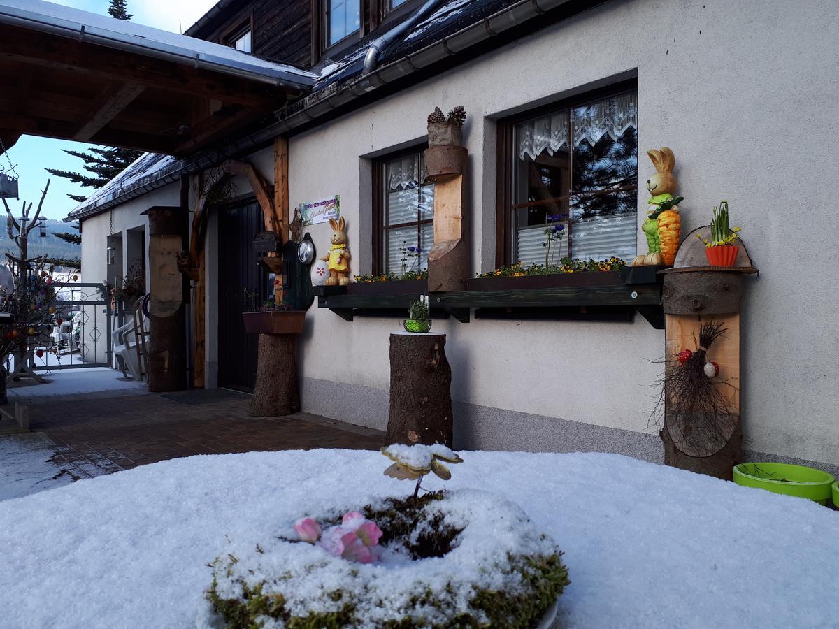 Ferienwohnung Aronia Garten Oberwiesenthal Dış mekan fotoğraf